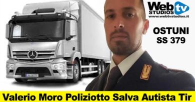 Valerio moro poliziotto salva autista tir