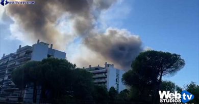 Incendio a Roma, Palmiro Togliatti Centocelle uditi boati e esplosioni