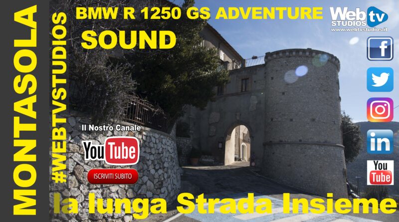 Direzione Montasola (Rieti ) BMW R1250 GS PURO BOXER SOUND