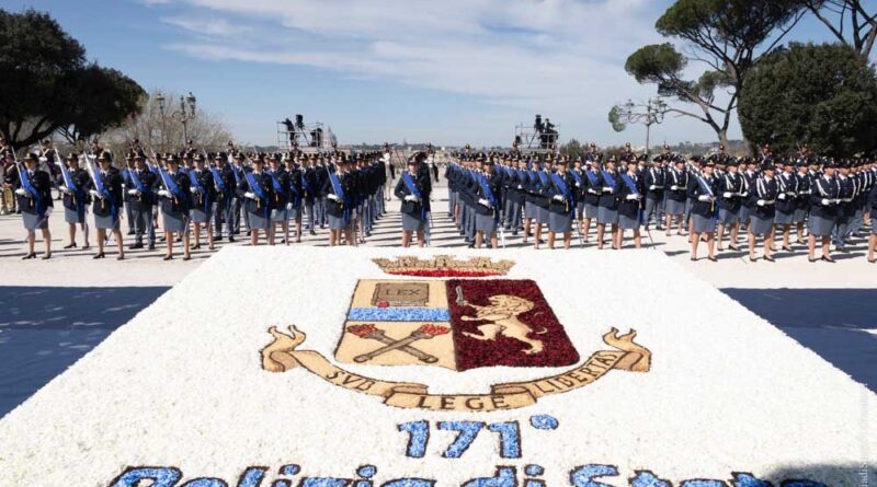 171° Anniversario della fondazione della Polizia di Stato